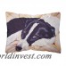 Winston Porter Saniveieri Naptime Border Collie Fabric Indoor/Outdoor Throw Pillow DRUB0087